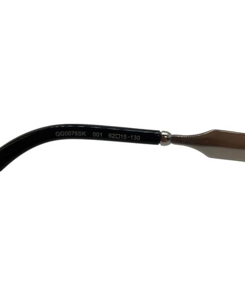 GUCCI（グッチ）GUCCI (グッチ) サングラス ブラック×ゴールド サイズ:62□15-130の古着・服飾アイテム