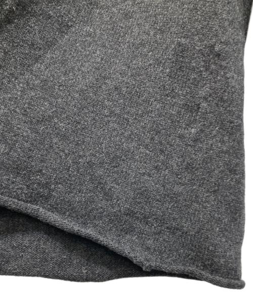 COMME des GARCONS HOMME PLUS（コムデギャルソンオムプリュス）COMME des GARCONS HOMME PLUS (コムデギャルソンオムプリュス) 90’S 袖切替ジップカーディガン グレー×ブラック サイズ:不明の古着・服飾アイテム