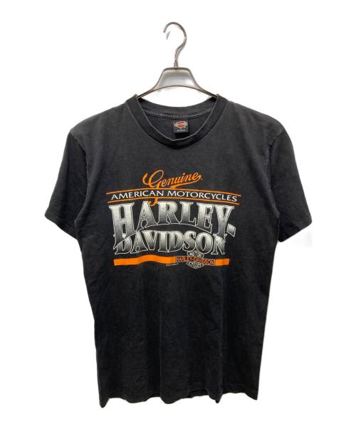 HARLEY-DAVIDSON（ハーレーダビッドソン）HARLEY-DAVIDSON (ハーレーダビッドソン) イーグルプリントTシャツ ブラック サイズ:Lの古着・服飾アイテム