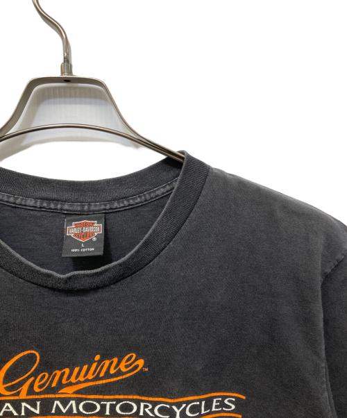 HARLEY-DAVIDSON（ハーレーダビッドソン）HARLEY-DAVIDSON (ハーレーダビッドソン) イーグルプリントTシャツ ブラック サイズ:Lの古着・服飾アイテム