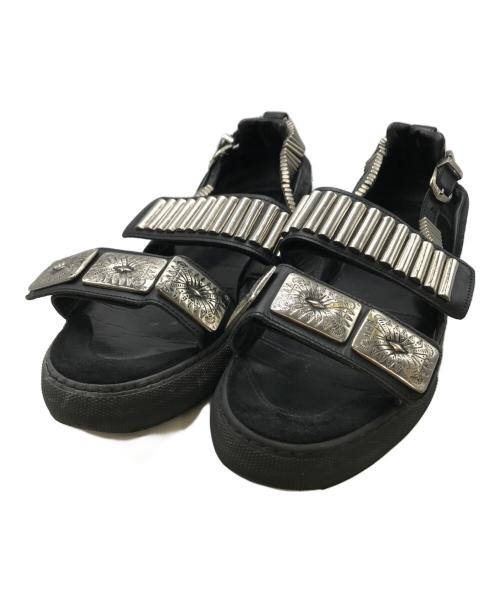 TOGA（トーガ）TOGA (トーガ) メタルサンダル ブラック サイズ:42の古着・服飾アイテム
