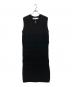 BATONER（バトナ―）の古着「ノースリーブニットワンピース」｜ブラック