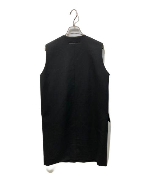 MM6 Maison Margiela（エムエムシックスメゾンマルジェラ）MM6 Maison Margiela (エムエムシックスメゾンマルジェラ) TWILLジャンパースカート ブラック サイズ:36の古着・服飾アイテム