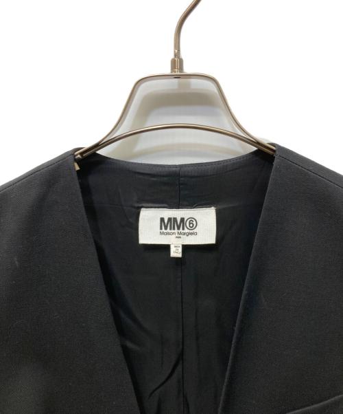 MM6 Maison Margiela（エムエムシックスメゾンマルジェラ）MM6 Maison Margiela (エムエムシックスメゾンマルジェラ) TWILLジャンパースカート ブラック サイズ:36の古着・服飾アイテム