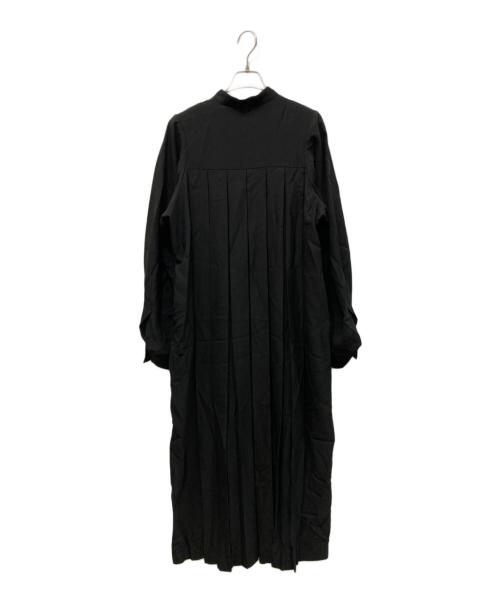 ENFOLD（エンフォルド）ENFOLD (エンフォルド) BACK-PLEATS DRESS ブラック サイズ:38の古着・服飾アイテム