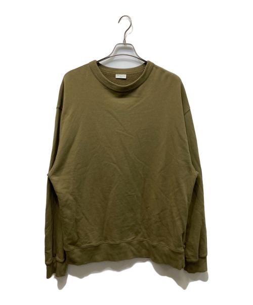 DRIES VAN NOTEN（ドリスヴァンノッテン）DRIES VAN NOTEN (ドリスヴァンノッテン) クルーネックスウェット カーキ サイズ:Sの古着・服飾アイテム