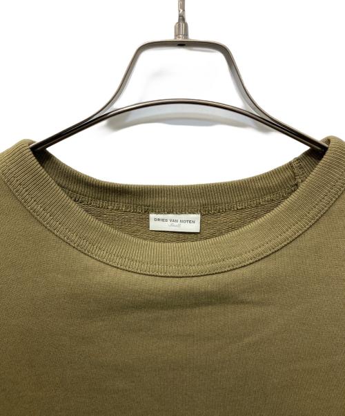 DRIES VAN NOTEN（ドリスヴァンノッテン）DRIES VAN NOTEN (ドリスヴァンノッテン) クルーネックスウェット カーキ サイズ:Sの古着・服飾アイテム