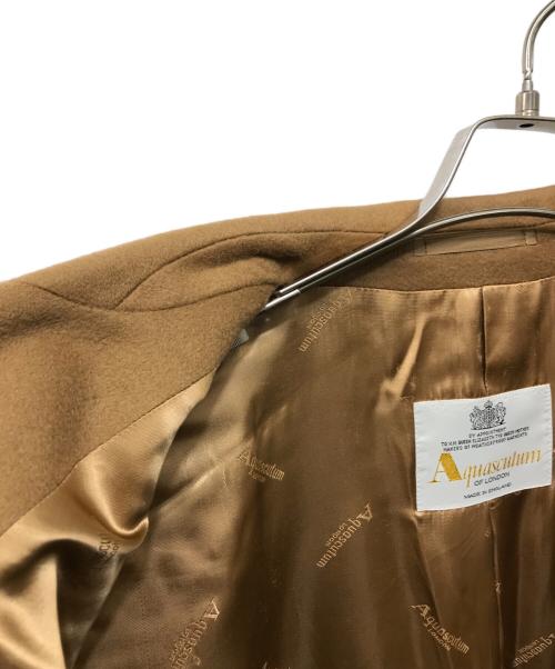 Aquascutum（アクアスキュータム）Aquascutum (アクアスキュータム) カシミヤチェスターコート ベージュ サイズ:不明　の古着・服飾アイテム