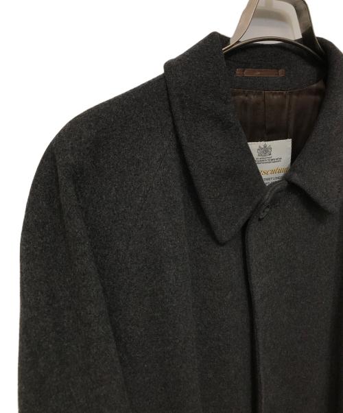 Aquascutum（アクアスキュータム）Aquascutum (アクアスキュータム) カシミヤステンカラーコート グレー サイズ:不明の古着・服飾アイテム