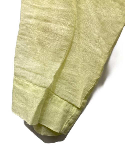 ne quittez pas（ヌキテパ）ne quittez pas (ヌキテパ) Cotton Chikan Embroidery V-Neck Dress イエロー サイズ:Sの古着・服飾アイテム