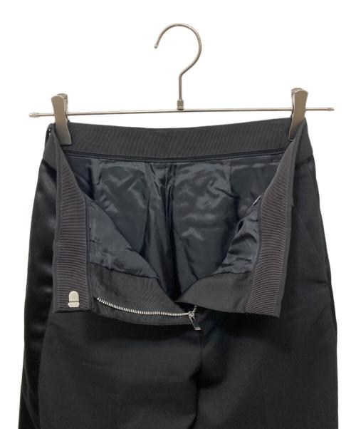 sacai（サカイ）sacai (サカイ) サイドラインスーチングワイドスラックスパンツ ブラックの古着・服飾アイテム