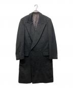 dunhillダンヒル）の古着「カシミヤダブルコート」｜チャコールグレー