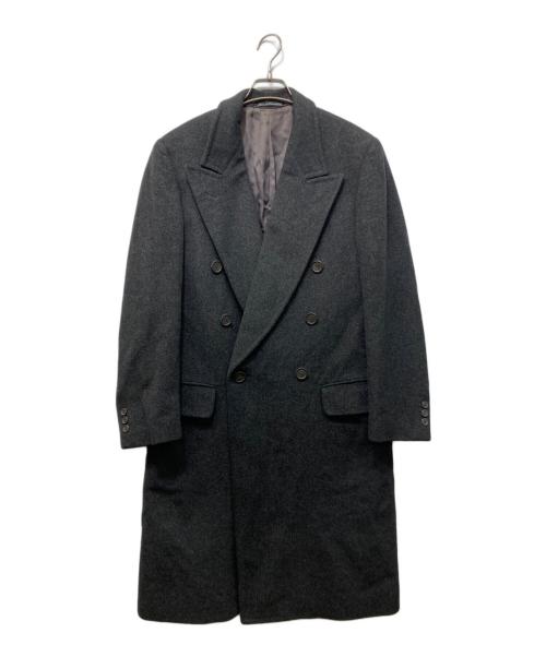 dunhill（ダンヒル）dunhill (ダンヒル) カシミヤダブルコート チャコールグレー サイズ:不明の古着・服飾アイテム