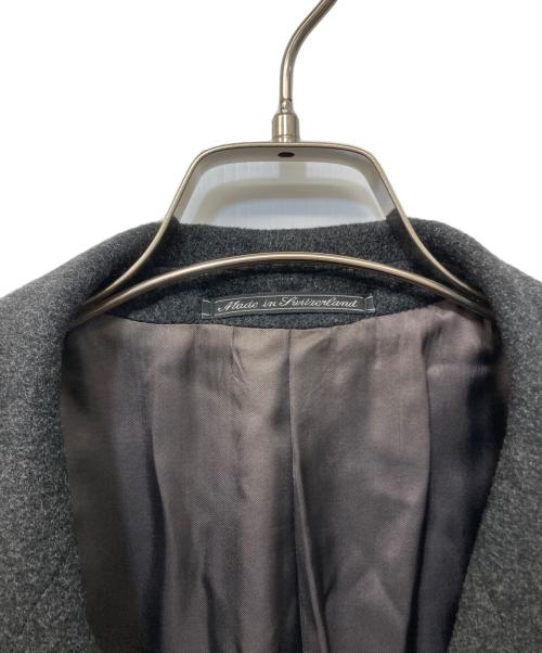 dunhill（ダンヒル）dunhill (ダンヒル) カシミヤダブルコート チャコールグレー サイズ:不明の古着・服飾アイテム