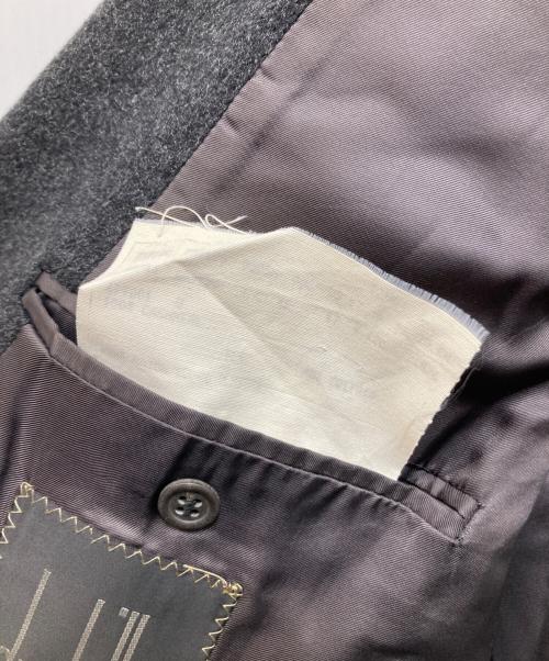 dunhill（ダンヒル）dunhill (ダンヒル) カシミヤダブルコート チャコールグレー サイズ:不明の古着・服飾アイテム