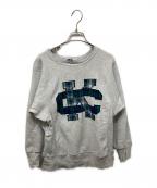 Championチャンピオン）の古着「リバースウィーブクルーネックスウェット」｜グレー