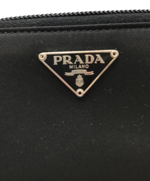 PRADA（プラダ）PRADA (プラダ) ラウンドファスナー6連キーケース ブラックの古着・服飾アイテム