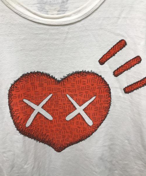 HUMAN MADE（ヒューマンメイド）HUMAN MADE (ヒューマンメイド) KAWS (カウズ) プリントTシャツ ホワイト サイズ:2XLの古着・服飾アイテム