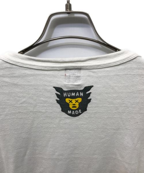 HUMAN MADE（ヒューマンメイド）HUMAN MADE (ヒューマンメイド) KAWS (カウズ) プリントTシャツ ホワイト サイズ:2XLの古着・服飾アイテム