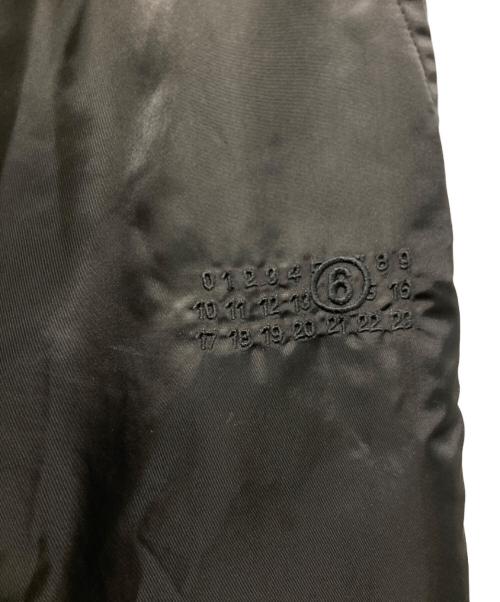 MM6 Maison Margiela（エムエムシックスメゾンマルジェラ）MM6 Maison Margiela (エムエムシックスメゾンマルジェラ) ワイドパンツ ブラック サイズ:38の古着・服飾アイテム