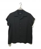 tricot COMME des GARCONSトリココムデギャルソン）の古着「オープンカラーシャツ」｜ブラック