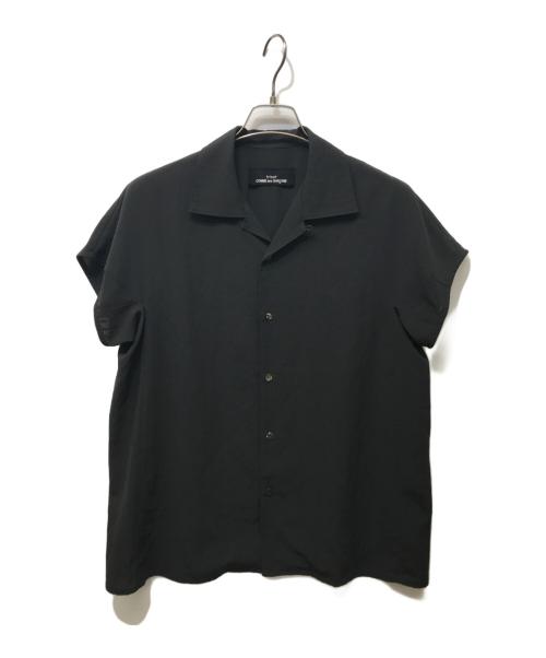 tricot COMME des GARCONS（トリココムデギャルソン）tricot COMME des GARCONS (トリココムデギャルソン) オープンカラーシャツ ブラック サイズ:Freeの古着・服飾アイテム