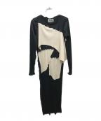 todo kotohayokozawaトゥードゥー コトハヨコザワ）の古着「プリーツワンピース」｜ブラック