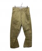 NVRFRGTネヴァーフォーゲット）の古着「3D Twisted jeans」｜ベージュ