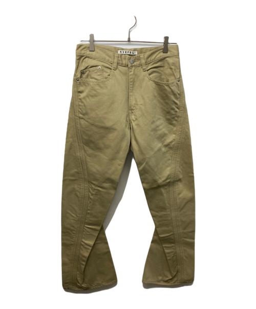 NVRFRGT（ネヴァーフォーゲット）NVRFRGT (ネヴァーフォーゲット) 3D Twisted jeans ベージュ サイズ:1の古着・服飾アイテム