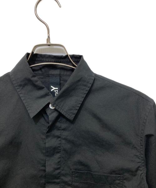 GROUND Y（グラウンドワイ）GROUND Y (グラウンドワイ) レイヤードシャツ ブラック サイズ:1の古着・服飾アイテム