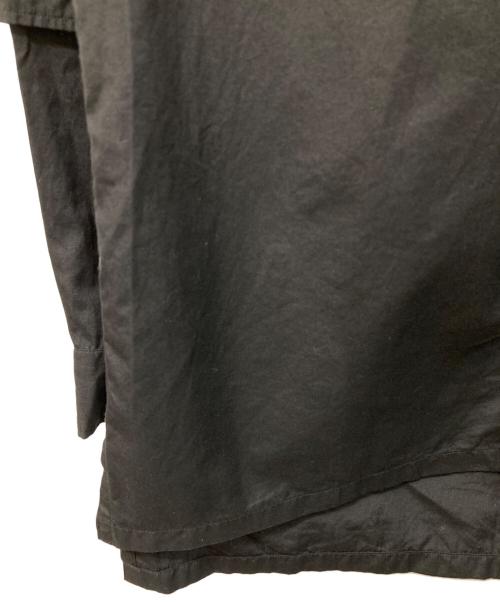 GROUND Y（グラウンドワイ）GROUND Y (グラウンドワイ) レイヤードシャツ ブラック サイズ:1の古着・服飾アイテム