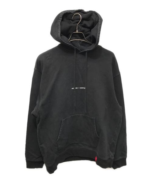 OAMC（オーエーエムシー）OAMC (オーエーエムシー) PROVOKE (プロヴォーク) プルオーバーパーカー ブラック サイズ:Lの古着・服飾アイテム