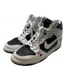 NIKE SB×SUPREME（ナイキエスビー×シュプリーム）の古着「Dunk High By Any Means "White Black"」｜ホワイト