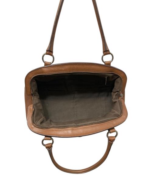 DOLCE & GABBANA（ドルチェ＆ガッバーナ）DOLCE & GABBANA (ドルチェ＆ガッバーナ) レオパード柄ハンドバッグ ブラウンの古着・服飾アイテム