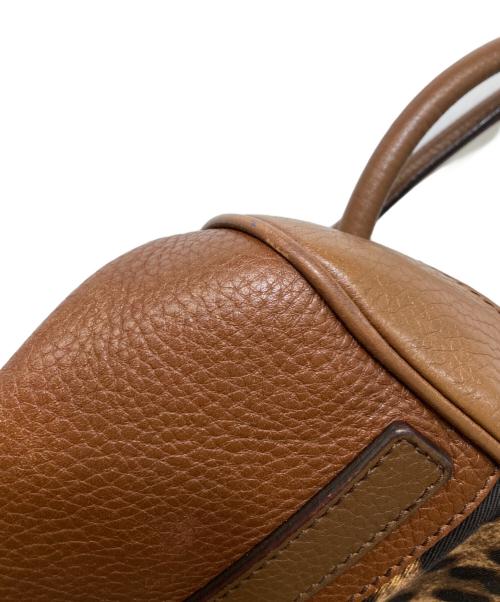 DOLCE & GABBANA（ドルチェ＆ガッバーナ）DOLCE & GABBANA (ドルチェ＆ガッバーナ) レオパード柄ハンドバッグ ブラウンの古着・服飾アイテム