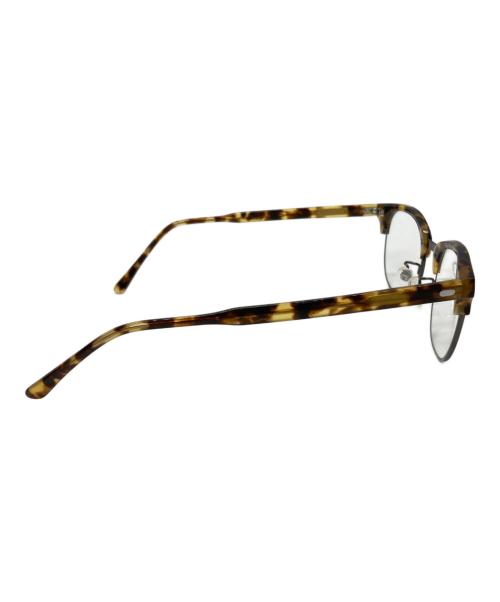 MOSCOT（モスコット）MOSCOT (モスコット) YUKEL ハーフリムサングラス ブラウン×イエロー サイズ:SIZE 48□22-150の古着・服飾アイテム