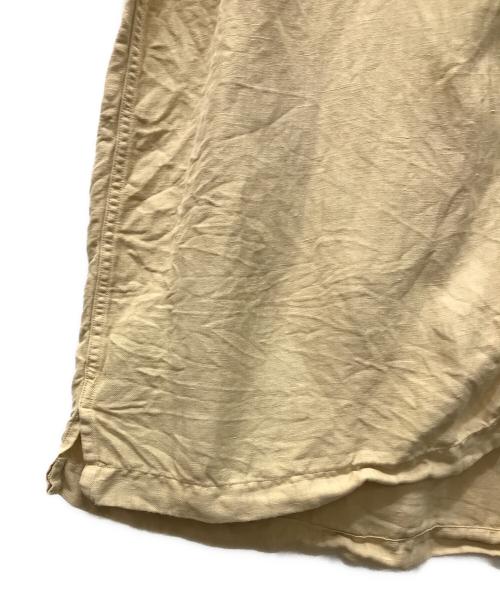 POLO RALPH LAUREN（ポロ・ラルフローレン）POLO RALPH LAUREN (ポロ・ラルフローレン) リネンシルクオープンカラーシャツ ベージュ サイズ:Lの古着・服飾アイテム