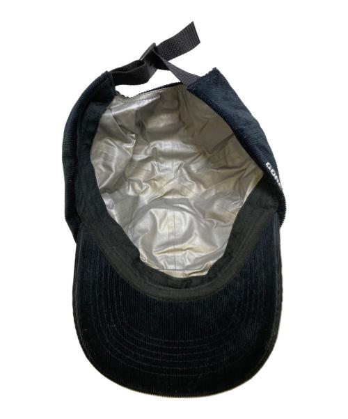 SUPREME（シュプリーム）Supreme (シュプリーム) GORE-TEX Corduroy Classic Logo 6-Panel キャップ ブラックの古着・服飾アイテム