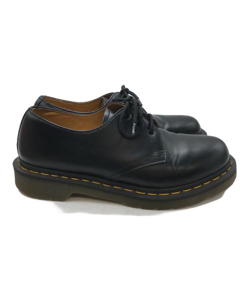 Dr.Martens（ドクターマーチン）Dr.Martens (ドクターマーチン) 3ホールシューズ ブラック サイズ:24の古着・服飾アイテム