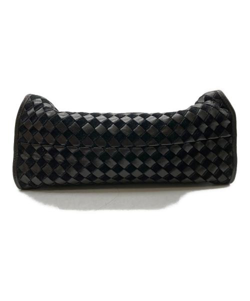 BALLY（バリー）BALLY (バリー) レザーハンドバッグ ブラックの古着・服飾アイテム