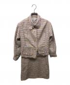 ESCADAエスカーダ）の古着「ツイードセットアップワンピース」｜パープル