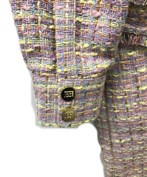 ESCADA（エスカーダ）ESCADA (エスカーダ) ツイードセットアップワンピース パープル サイズ:32の古着・服飾アイテム