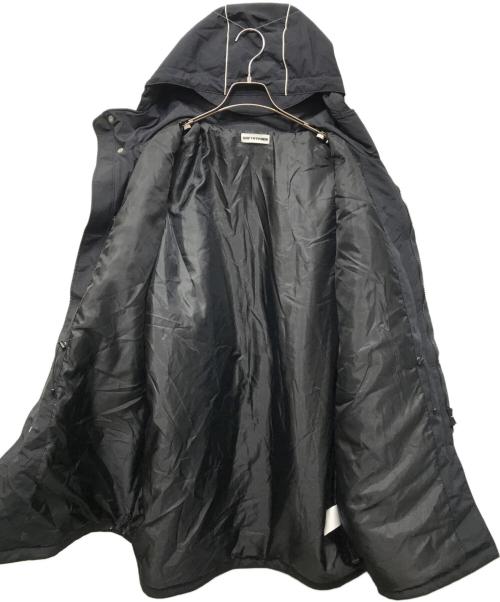 SOFTHYPHEN（ソフトハイフン）SOFTHYPHEN (ソフトハイフン) 中綿フーデッドジャケット ブラック サイズ:3の古着・服飾アイテム