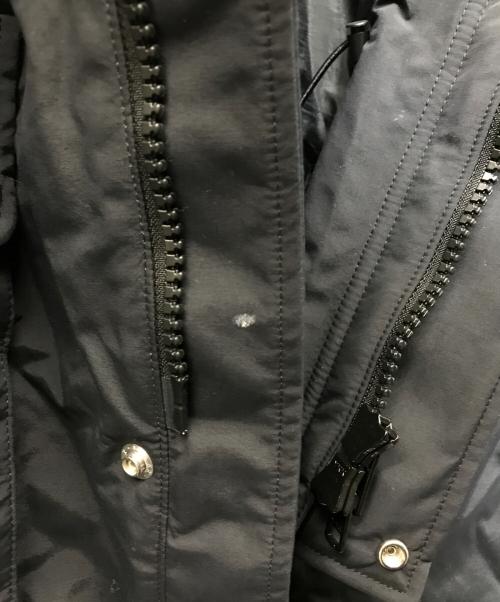 SOFTHYPHEN（ソフトハイフン）SOFTHYPHEN (ソフトハイフン) 中綿フーデッドジャケット ブラック サイズ:3の古着・服飾アイテム