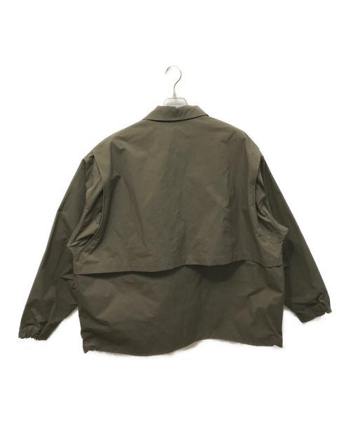 SOFTHYPHEN（ソフトハイフン）SOFTHYPHEN (ソフトハイフン) ZIP POCKET BENCH JACKET オリーブ サイズ:04の古着・服飾アイテム