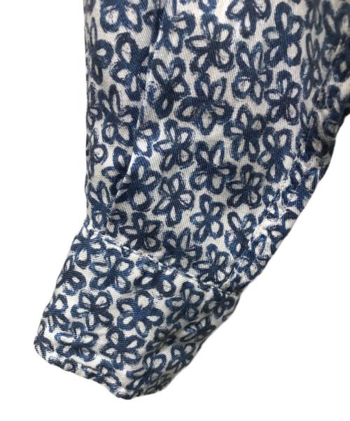 Frank&Eileen（フランクアンドアイリーン）Frank&Eileen (フランクアンドアイリーン) 総柄シャツ ブルー サイズ:XSの古着・服飾アイテム