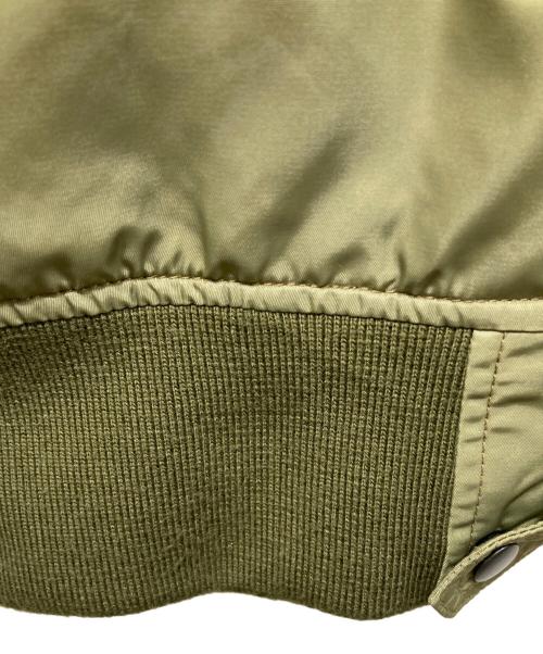 HOUSTON（ヒューストン）HOUSTON (ヒューストン) L-2 フライトジャケット オリーブ サイズ:46の古着・服飾アイテム