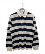 PALMESPALMES）の古着「Colt Rugby Shirt」｜ネイビー×アイボリー