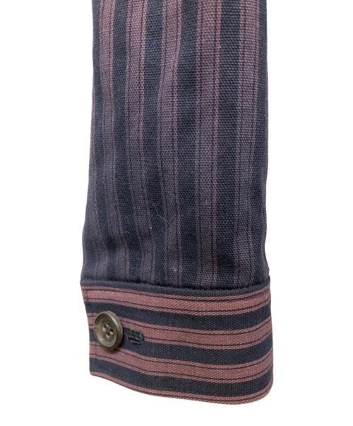 ISSEY MIYAKE（イッセイミヤケ）ISSEY MIYAKE (イッセイミヤケ) 変形デザインジャケット パープル サイズ:3の古着・服飾アイテム