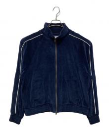 Name.（ネーム）の古着「VELOUR TRACK JACKET」｜ネイビー